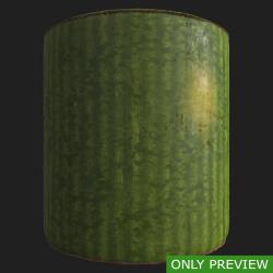 PBR Texture of Watermelon Skin